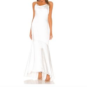 🤍 ELLIATT Revolve Aisle Dress White Gown Size Medium Bridal